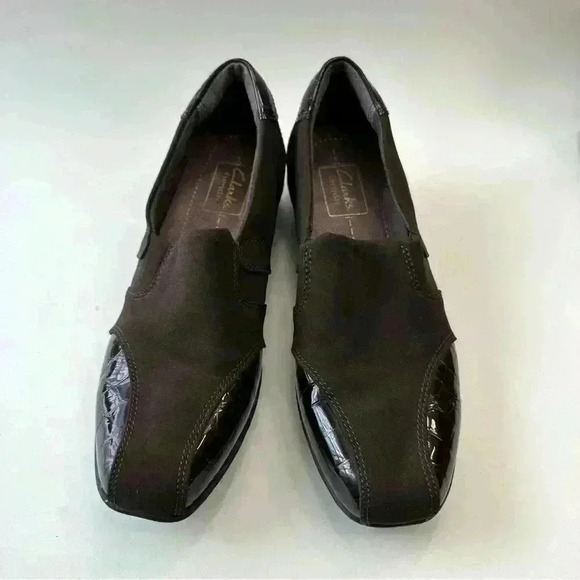 Clarks Everyday Brown Active Air Leather Loafers Women's Size 6 - Picture 2 of 9